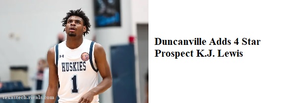 Duncanville adds KJ Lewis (banner)