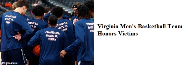 UVA BBall Team Honors Victims (banner 1)